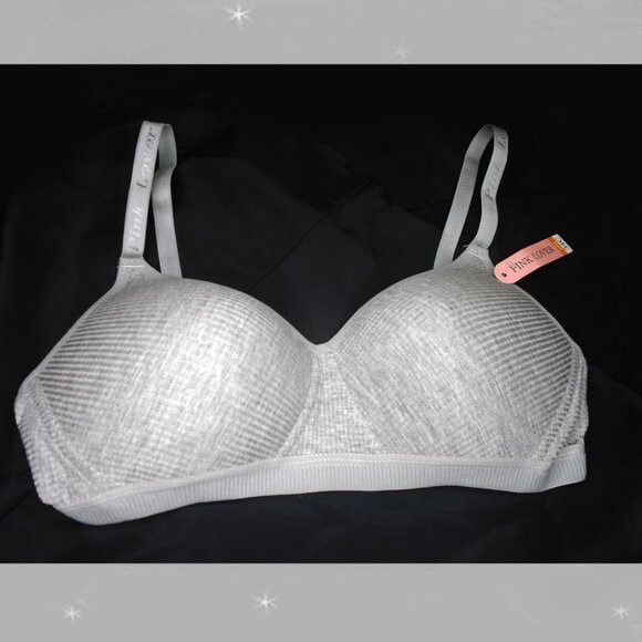 34C Bras, Lot of Two, NWT, Molded Cups, Cotton Blend, NO UNDERWIRES! - Picture 2 of 8